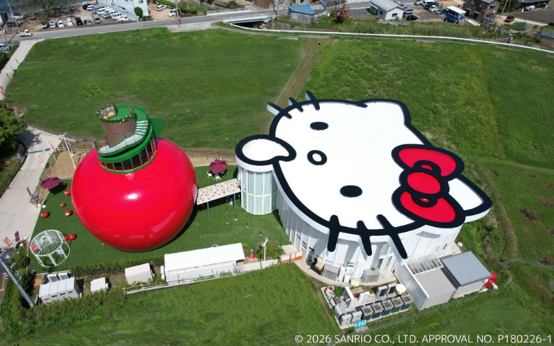 「AWAJI HELLO KITTY　APPLE LAND」　直行バスセット券